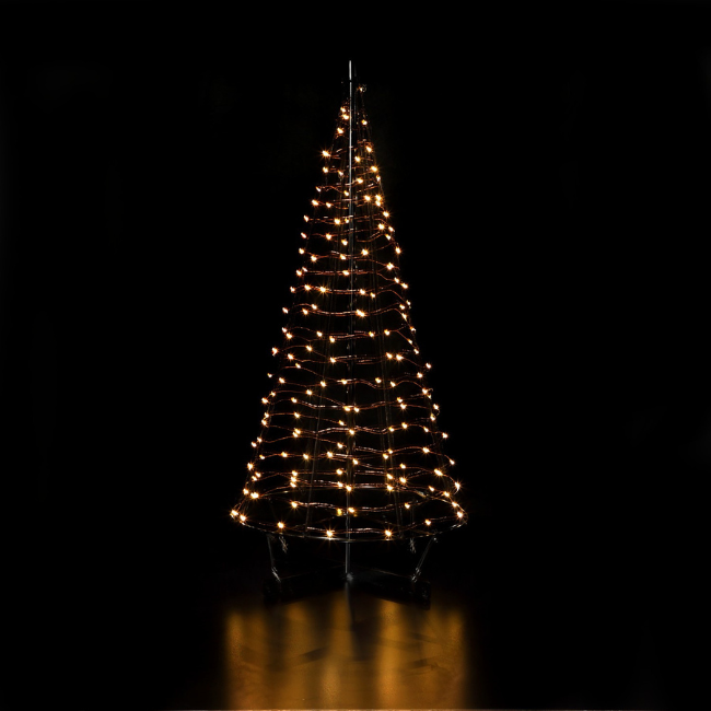 Noma 2M Starry Nights Umbrella Pole Tree - 200 Warm White LED