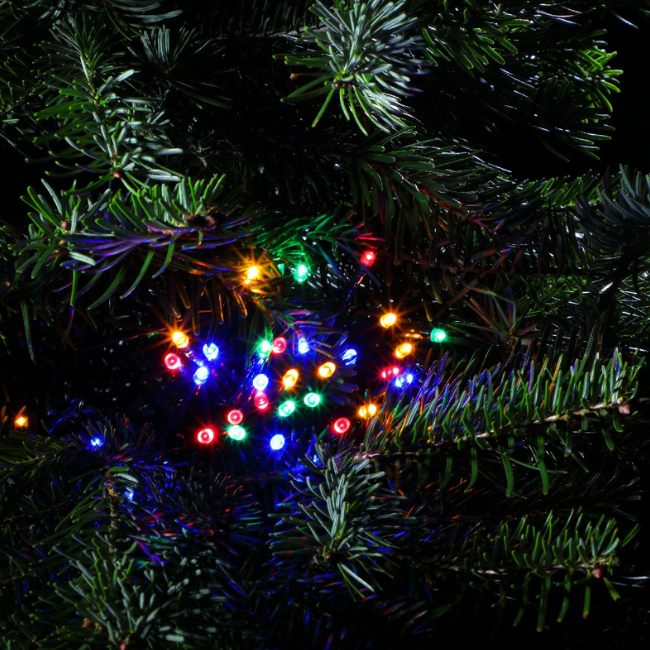 100 Noma Multi-Coloured Solar LED Lights - 9.9M