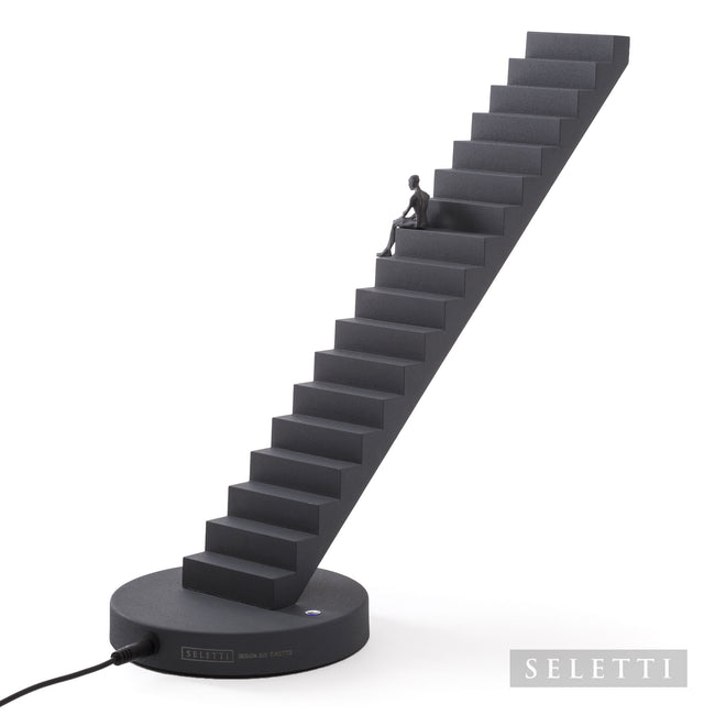 Seletti Verso Table Desk Lamp - Black 37cm Tall