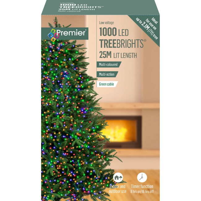 Multi coloured premier Christmas lights