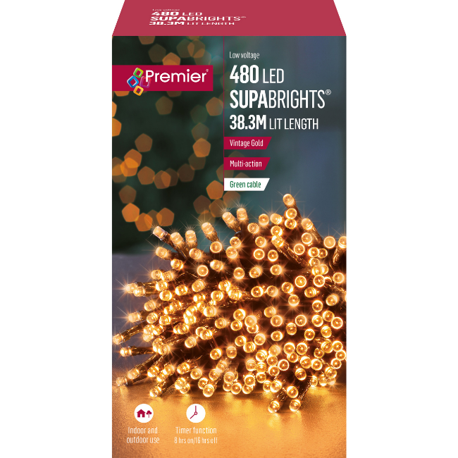 gold premier Christmas lights