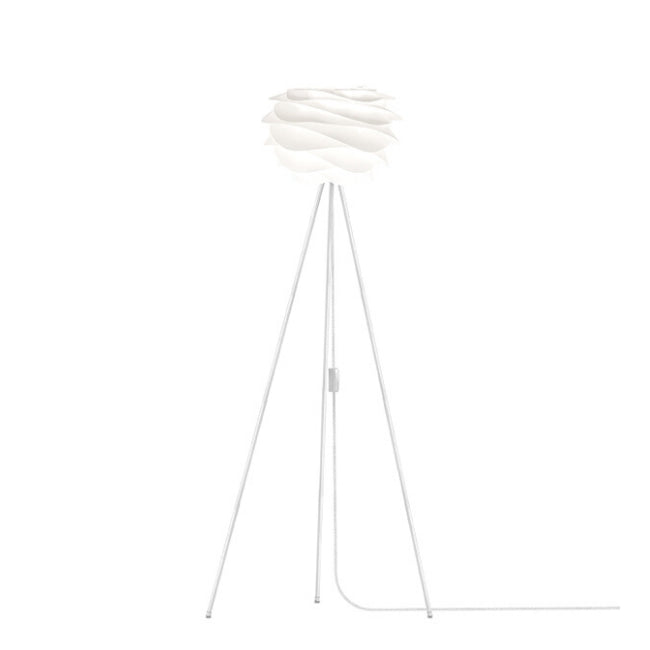Carmina White (Mini) -Floor Lamp (White Stand)