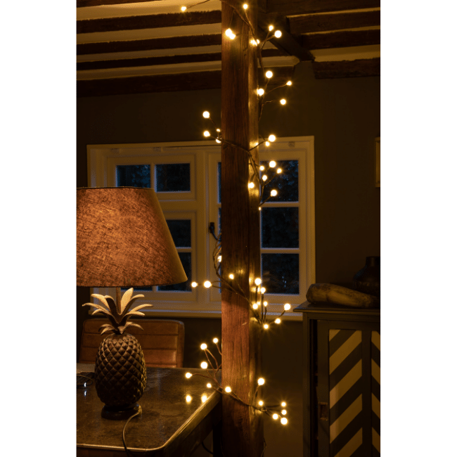 Noma 60 LED 2.4M Flexible Berry Branch Garland