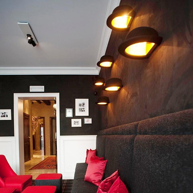 Jeeves Bowler Hat Wall Lamp Shade
