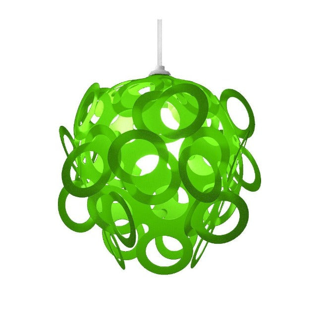 Loopy-Lu Green Lamp Shade