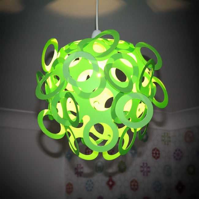 Loopy-Lu Green Lamp Shade