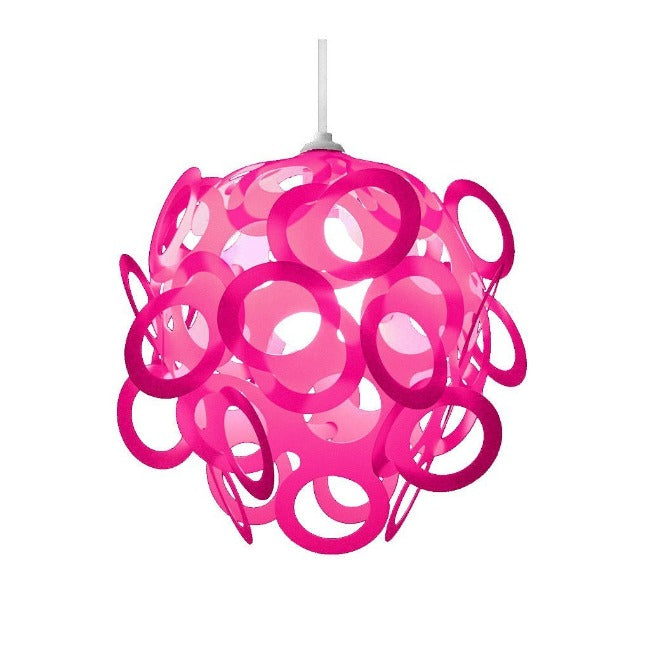 Loopy-Lu Pink Lamp Shade