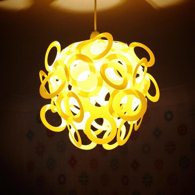 Loopy-Lu Yellow Lamp Shade