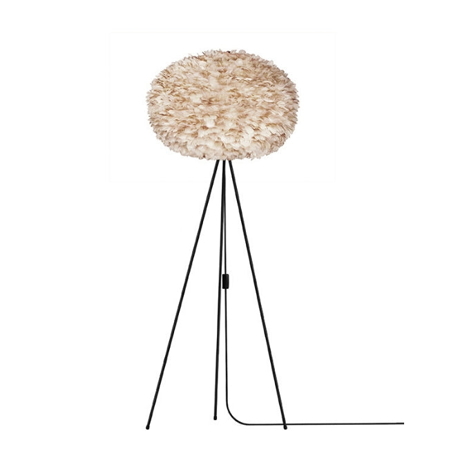 Umage Eos Brown (Large) - Floor Lamp (Black Stand)