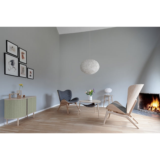 Eos Feather Lamp Shade - Large - White