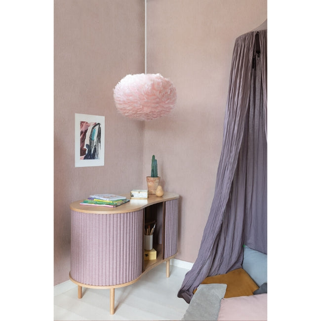 Eos Feather Lamp Shade - Baby Rose - Medium