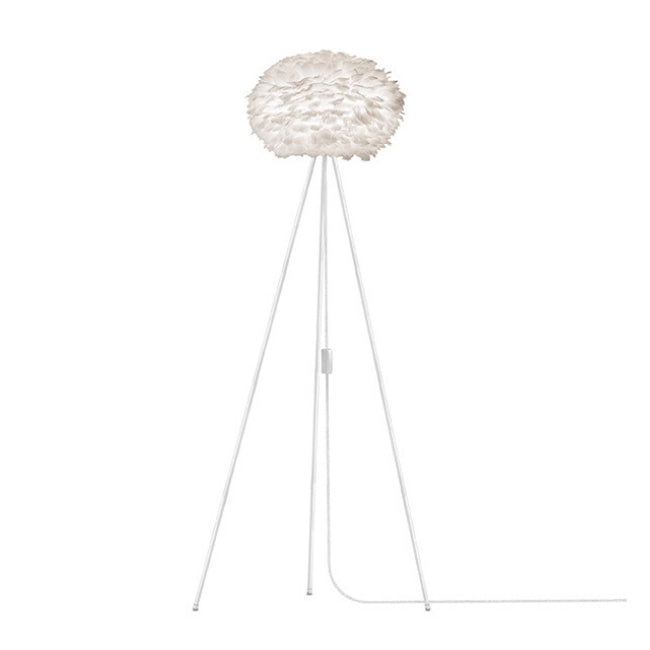 Umage Eos White (Medium) - Floor Lamp (White Stand)