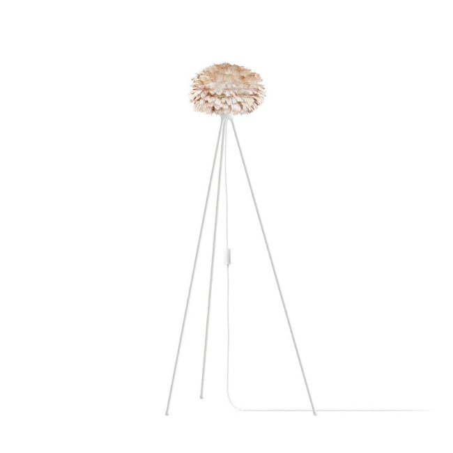 Umage Eos Brown (Mini) - Floor Lamp (White Stand)