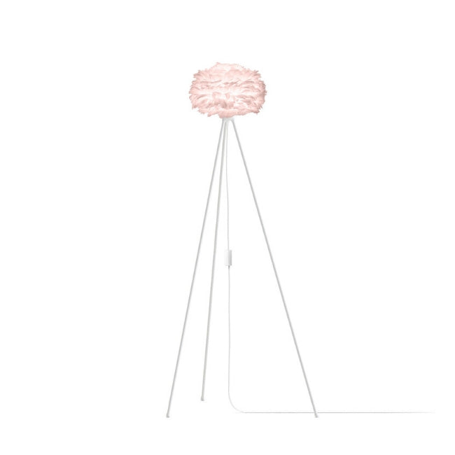 Eos Pink (Mini) - Floor Lamp (White Stand)
