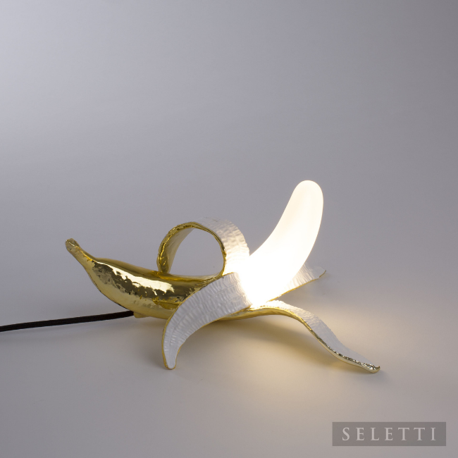 Seletti Banana Lamp Gold - Dewey