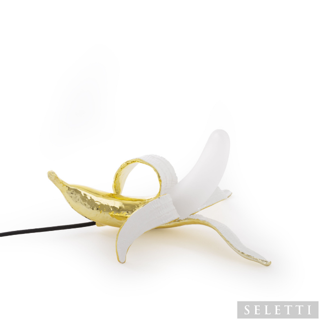 Seletti Banana Lamp Gold - Dewey