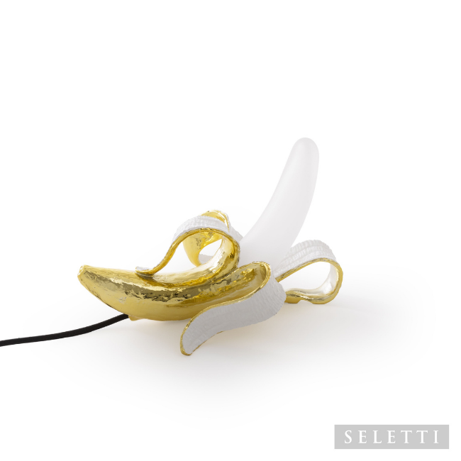 Seletti Banana Lamp Gold - Huey