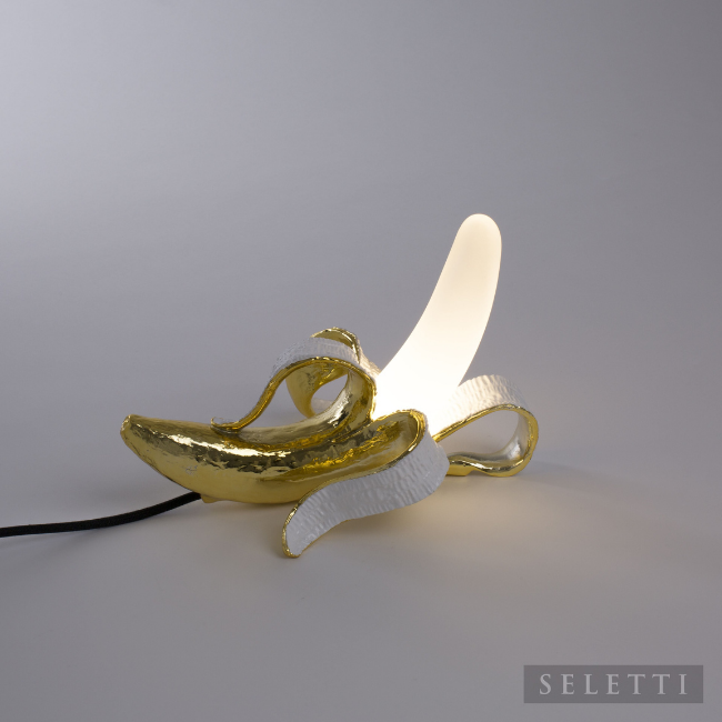 Seletti Banana Lamp Gold - Huey