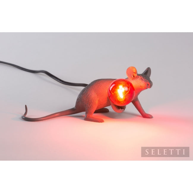 Mouse Lamp - Lying Down - Grey