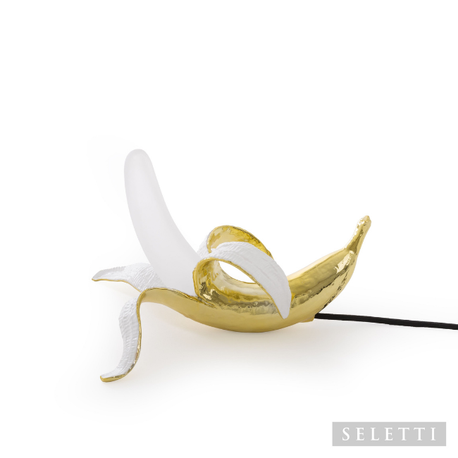 Seletti Banana Lamp Gold - Dewey