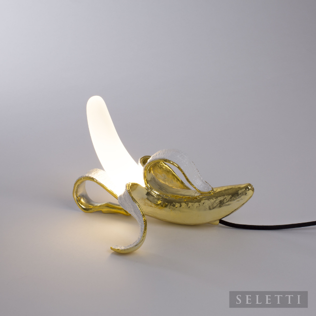 Seletti Banana Lamp Gold - Huey