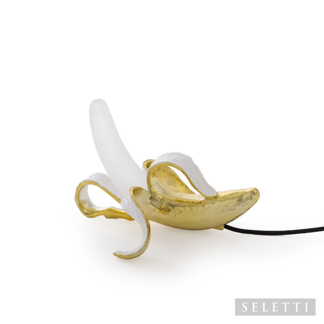 Seletti Banana Lamp Gold - Huey