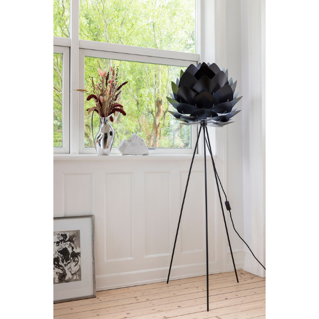 black floor lamp umage silvia