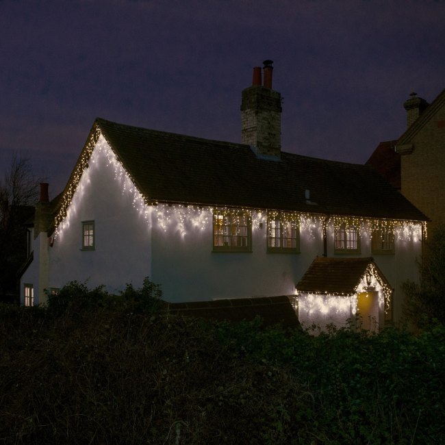 Christmas icicle lights
