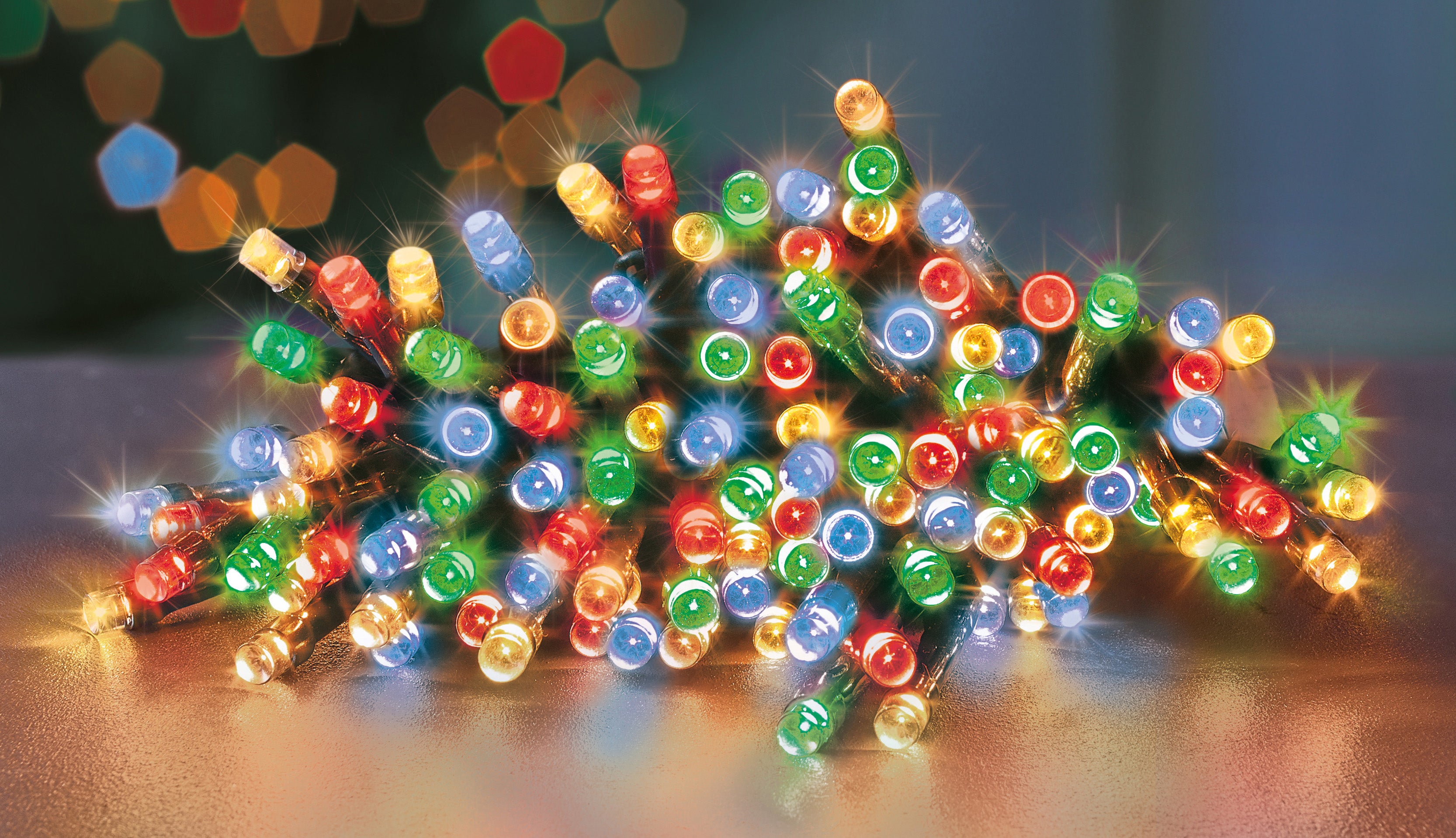 360 Multi-coloured Premier Supabright LED Christmas Lights