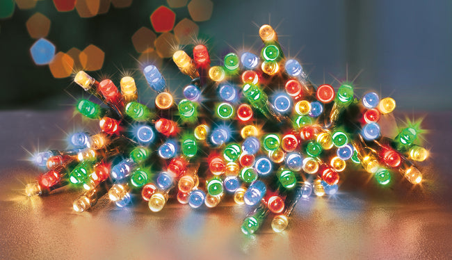 360 Multi-coloured Premier Supabright LED Christmas Lights