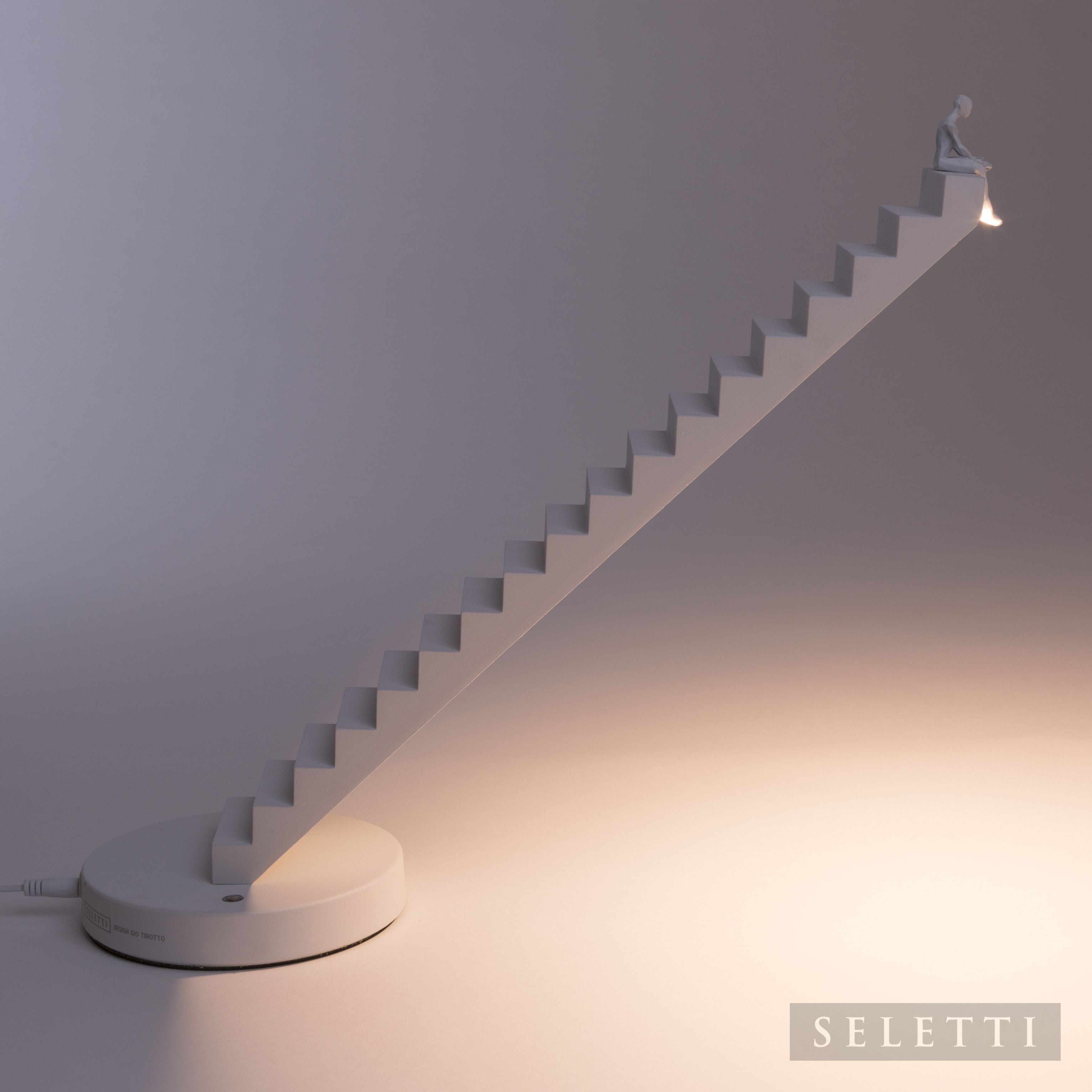 Seletti Verso Table Desk Lamp - White 37cm Tall