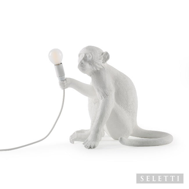 Monkey lamp white