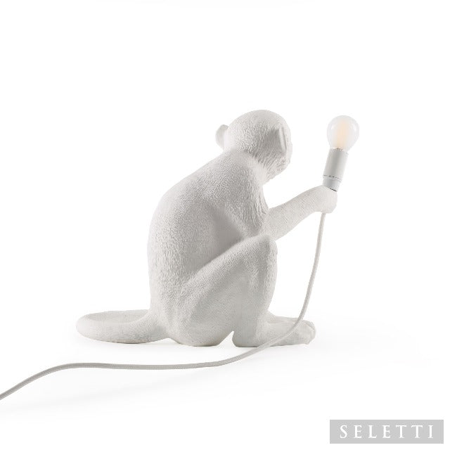 White Monkey table lamp