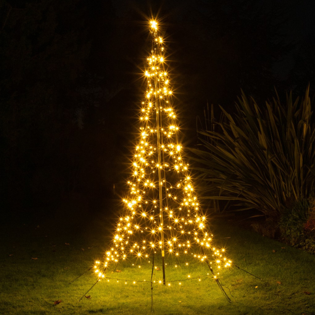 Noma 4M Starry Nights Outdoor Pole Tree 640 LED - Warm White | incube ...