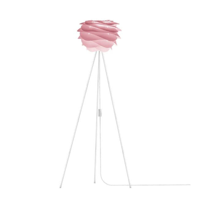 Umage Carmina Baby Rose (Mini) - Floor Lamp (White Stand)