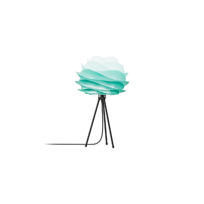 Umage Carmina Turquoise (Mini) - Table Lamp (Black Stand)