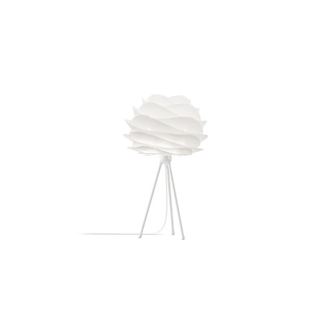 Carmina White (Mini) - Table Lamp (White Stand)