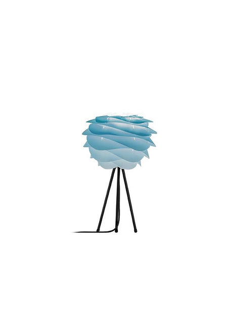 Carmina Azure (Mini) - Table Lamp (Black Stand)