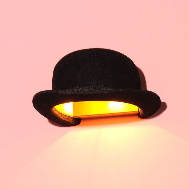 Jeeves Bowler Hat Wall Lamp Shade
