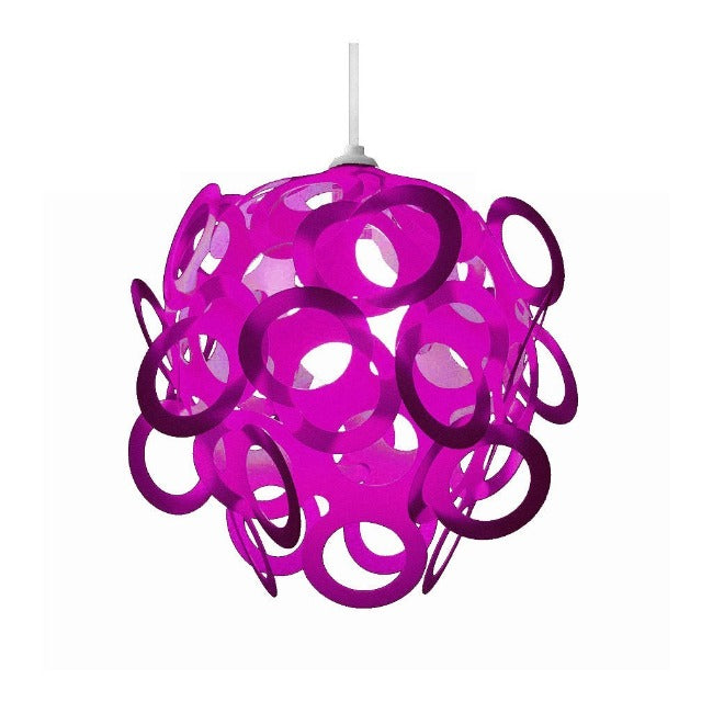 Loopy-Lu Purple Lamp Shade