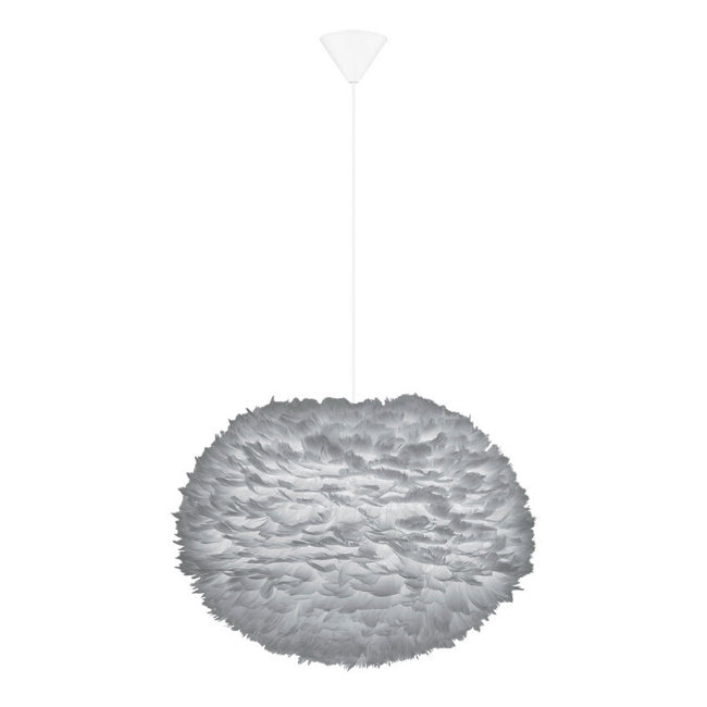 Eos Feather Lamp shade - Grey - Large