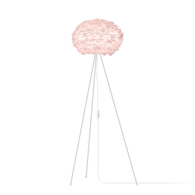 Eos Light Rose (Medium) - Floor Lamp (White Stand)