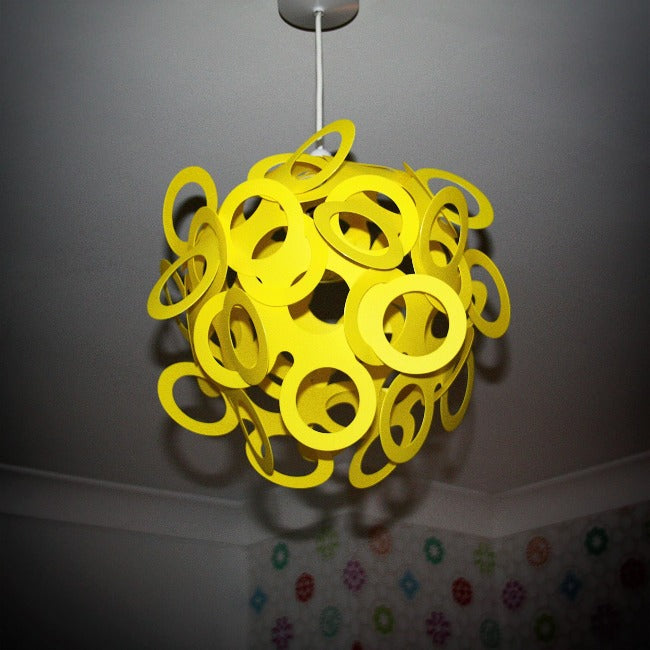 Loopy-Lu Yellow Lamp Shade